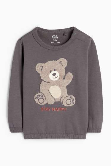 Baby Boys - Teddy bear - baby outfit - 3 piece - beige / brown