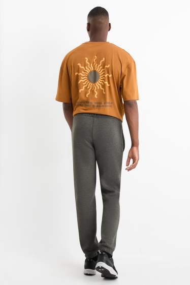 Bărbați - Pantaloni de trening funcționali - gri închis