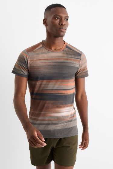 Bărbați - Tricou funcțional - cu model - maro