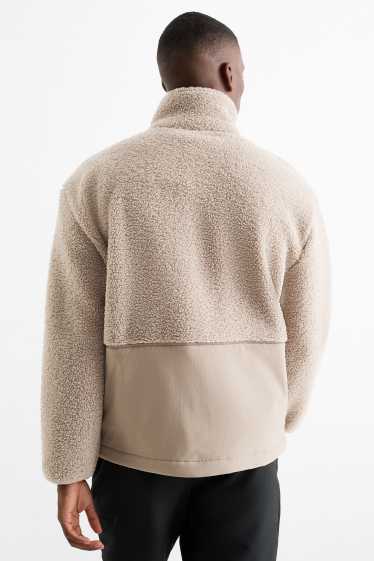 Bărbați - Jachetă de fleece termoizolantă - bej