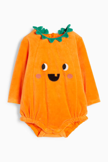 Baby Mädchen - Halloween - Kürbis - Baby-Kostüm - 3 teilig - orange
