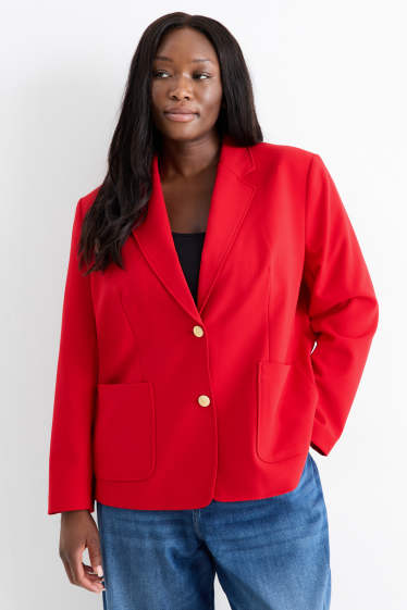 Femei - Blazer - relaxed fit - roșu
