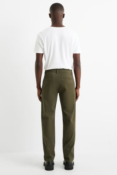 Bărbați - Chino - regular fit - verde închis