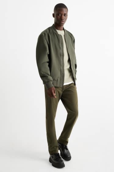 Bărbați - Chino - regular fit - verde închis