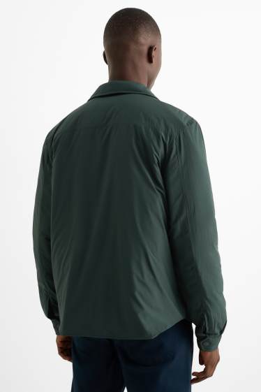 Herren - Jacke - gefüttert - dunkelgrün