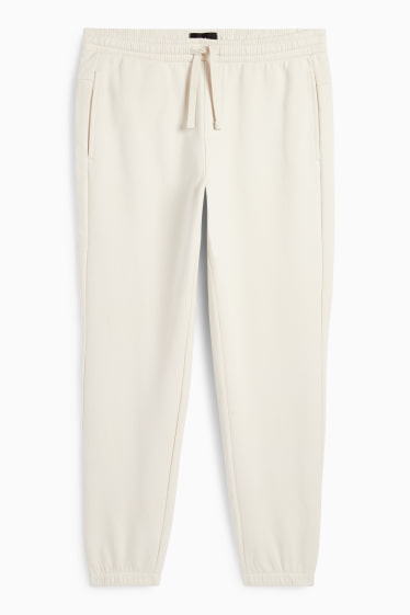 Bărbați - Pantaloni de trening - alb-crem