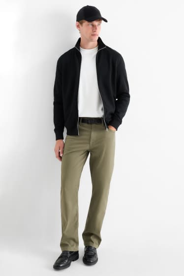 Bărbați - Pantaloni - regular fit - kaki
