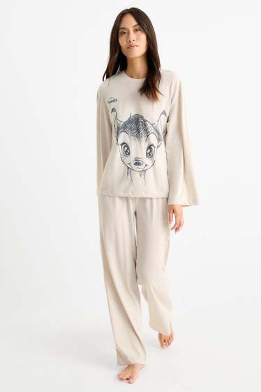 Femei - Pijama - Bambi - bej deschis