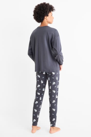 Femei - Pijama - Peanuts - albastru închis
