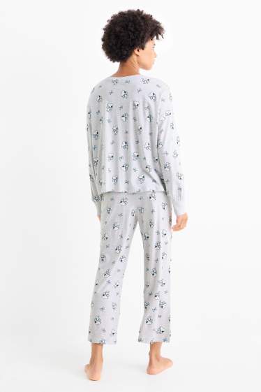 Femei - Pijama - Peanuts - gri deschis melanj