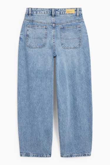 Copii - Fete - Balloon jeans - denim-albastru deschis