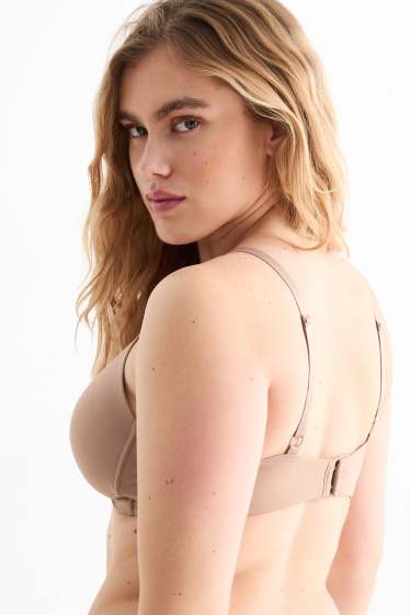 Femei - Sutien fără armătură - vătuit - LYCRA® - bej