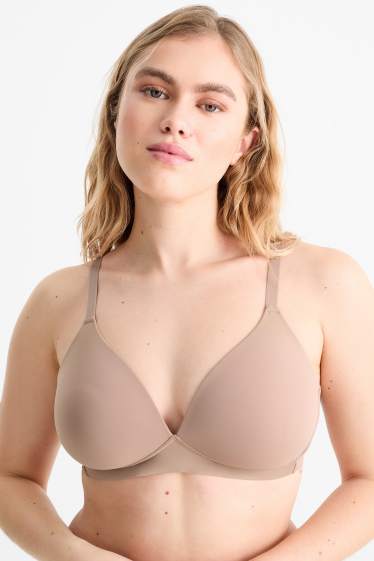 Femei - Sutien fără armătură - vătuit - LYCRA® - bej