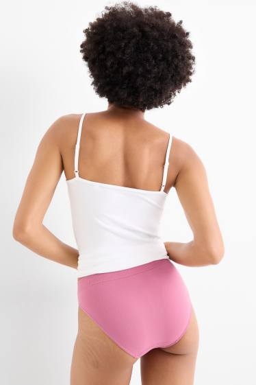 Dámské - Multipack 3 ks - kalhotky - bezešvé - tmavomodrá