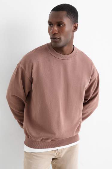 Men - Sweatshirt - light brown