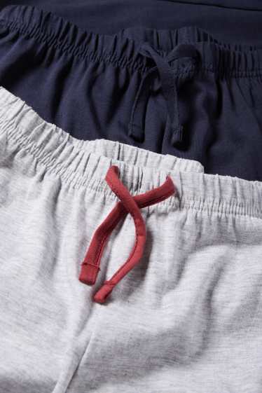 Children Boys - Multipack of 2 - pyjama bottoms - dark blue / gray