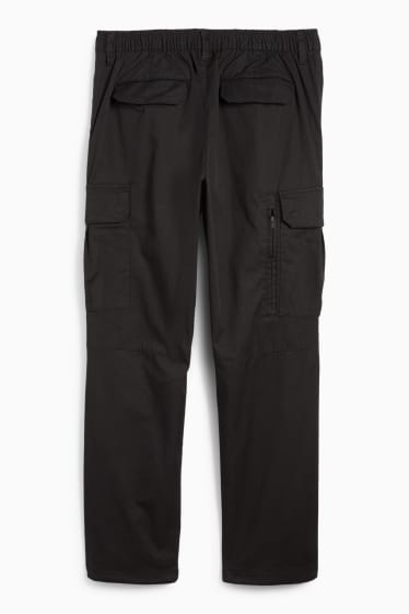 Bărbați - Pantaloni cargo termoizolanți - negru