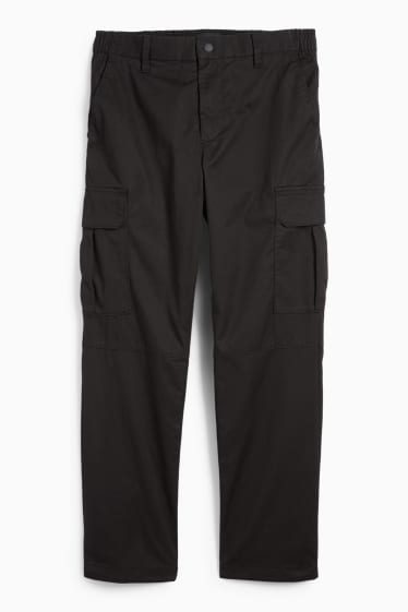Bărbați - Pantaloni cargo termoizolanți - negru