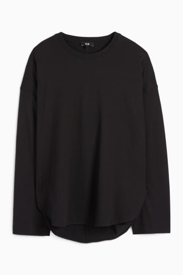 Femei - Tricou cu mânecă lungă  - negru