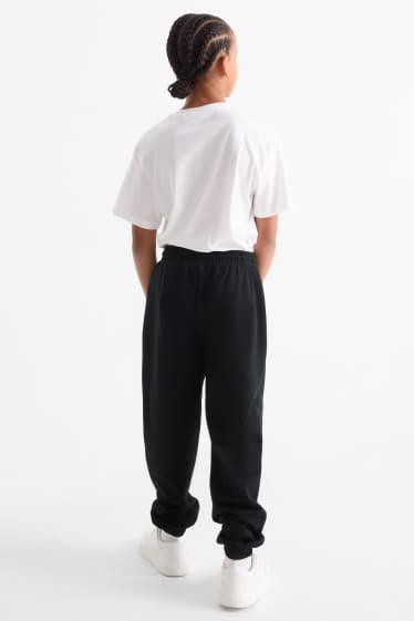 Copii - Băieți - Halloween - schelet - pantaloni de trening - Glow in the dark - negru