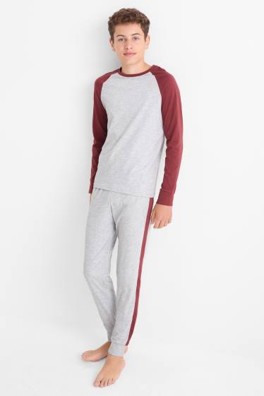 Children Boys - Multipack of 2 - pyjama bottoms - dark blue / gray
