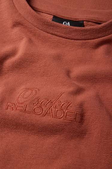 Bărbați - Tricou - supradimensionat - arămiu