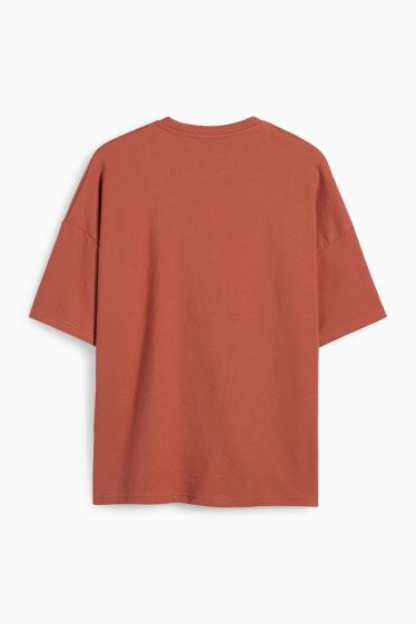 Bărbați - Tricou - supradimensionat - arămiu