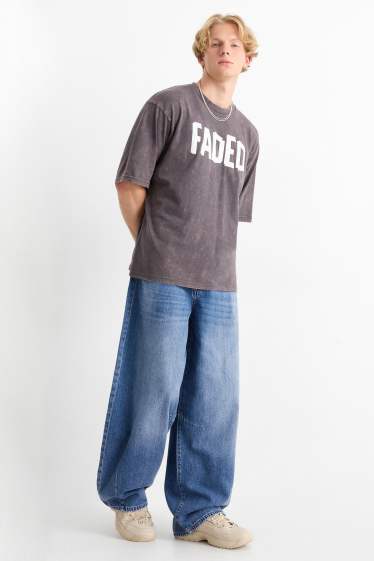 Bărbați - Balloon jeans - denim-albastru