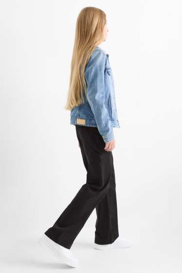 Copii - Fete - Pantaloni de stofă - negru