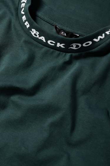 Bărbați - Tricou - relaxed fit - verde închis