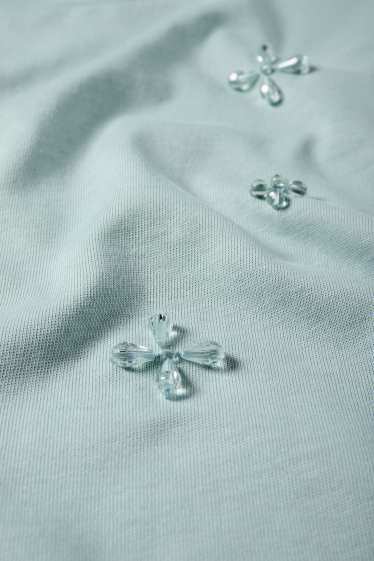 Femei - Tricou - regular fit - albastru deschis