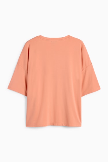 Femei - Tricou - relaxed fit - portocaliu deschis