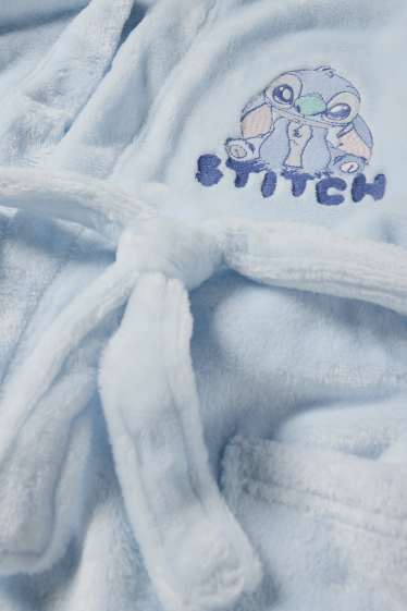Copii - Fete - Lilo & Stitch - halat de baie cu glugă - albastru deschis