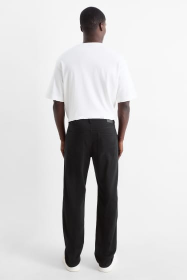 Bărbați - Pantaloni termoizolanți - regular fit - negru