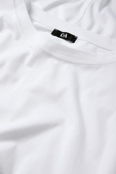 Femei - Tricou cu mânecă lungă - alb