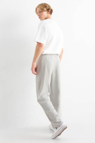 Bărbați - Pantaloni de trening - gri deschis melanj