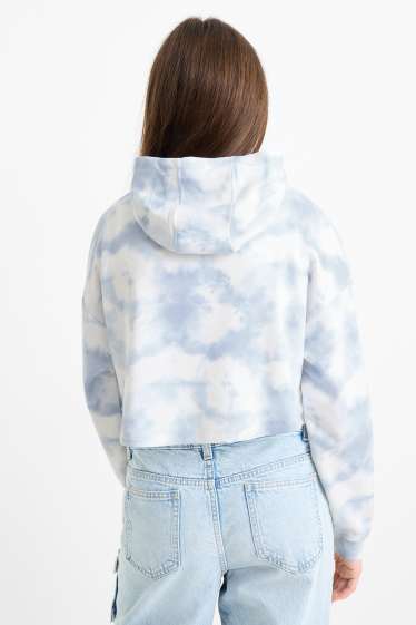 Copii - Fete - Lilo & Stitch - set - hanorac și top - 2 piese - alb / albastru deschis
