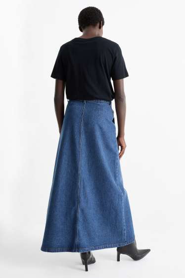 Femei - Fustă de blugi - denim-albastru