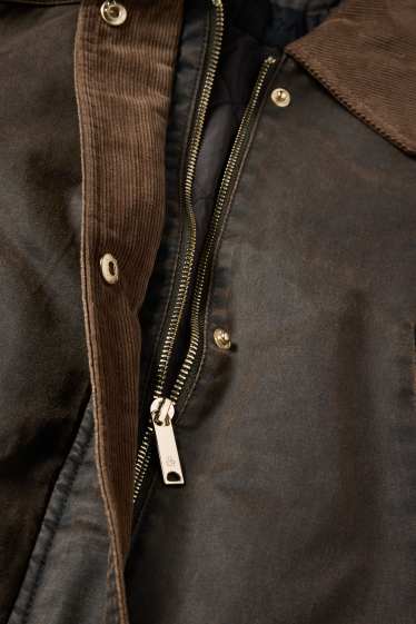Women - Parka - lined - brown