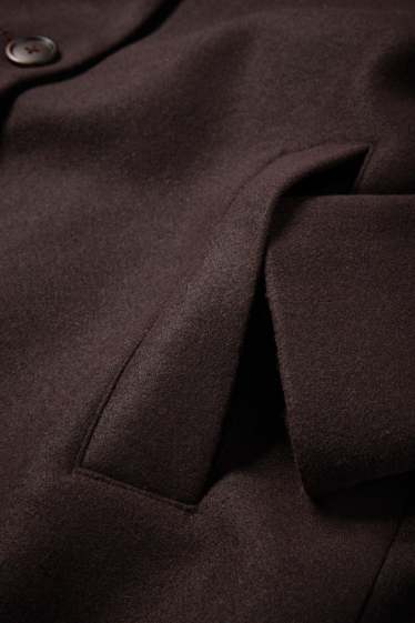 Women - Coat - dark brown