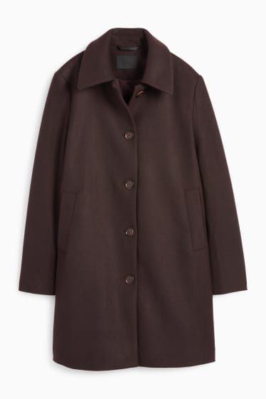 Women - Coat - dark brown