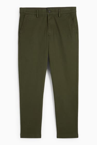 Bărbați - Chino - slim fit - verde închis