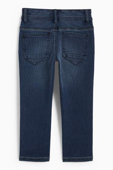 Copii - Băieți - Slim jeans - structurați - albastru închis