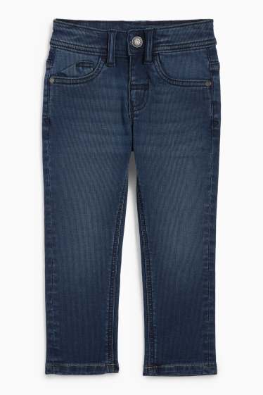 Copii - Băieți - Slim jeans - structurați - albastru închis
