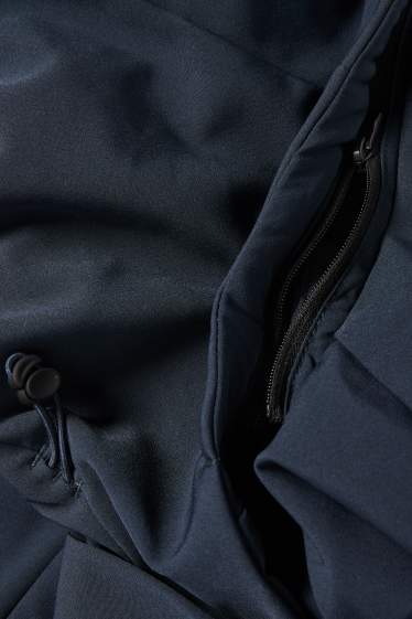 Bărbați - Geacă softshell - căptușită - rezistentă la apă - 4 Way Stretch - albastru închis