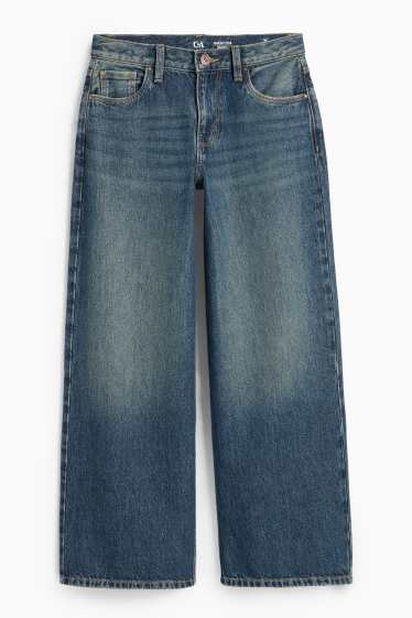 Copii - Fete - Baggy jeans - denim-albastru închis