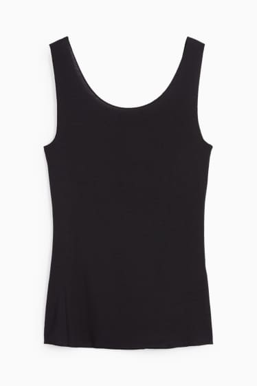 Dámské - Košilka s kašmírem - černá