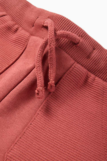 Bebeluși - băieți - Pantaloni de trening bebeluși - roșu