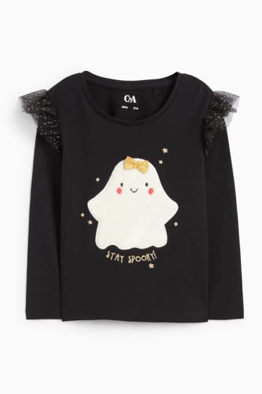Bambine - Fantasma - maglia a maniche lunghe - nero