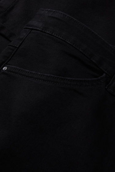 Femei - Slim jeans - talie medie - stretch - negru